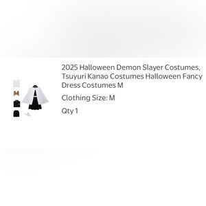 Stylish Demon Slayer Costume for Kids - Black and White